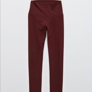 OFFLINE Real Me High Waisted Maroon Leggings